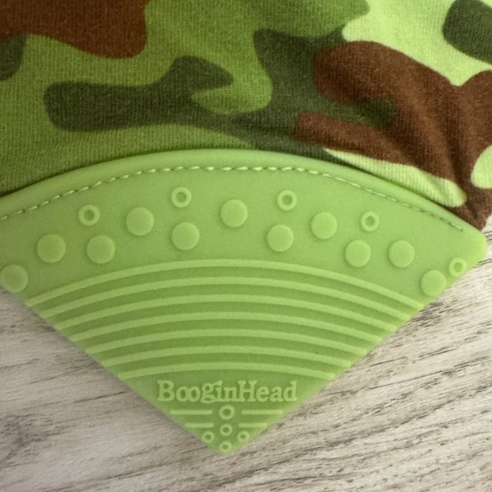 Green Camo Teething Bib